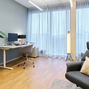 Büro und Therapieraum der Blomenburg Tagesklinik Hamburg