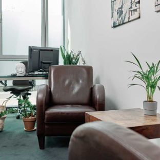 Bild: Einzelbüro für die Psychotherapie im Fachzentrum Falkenried