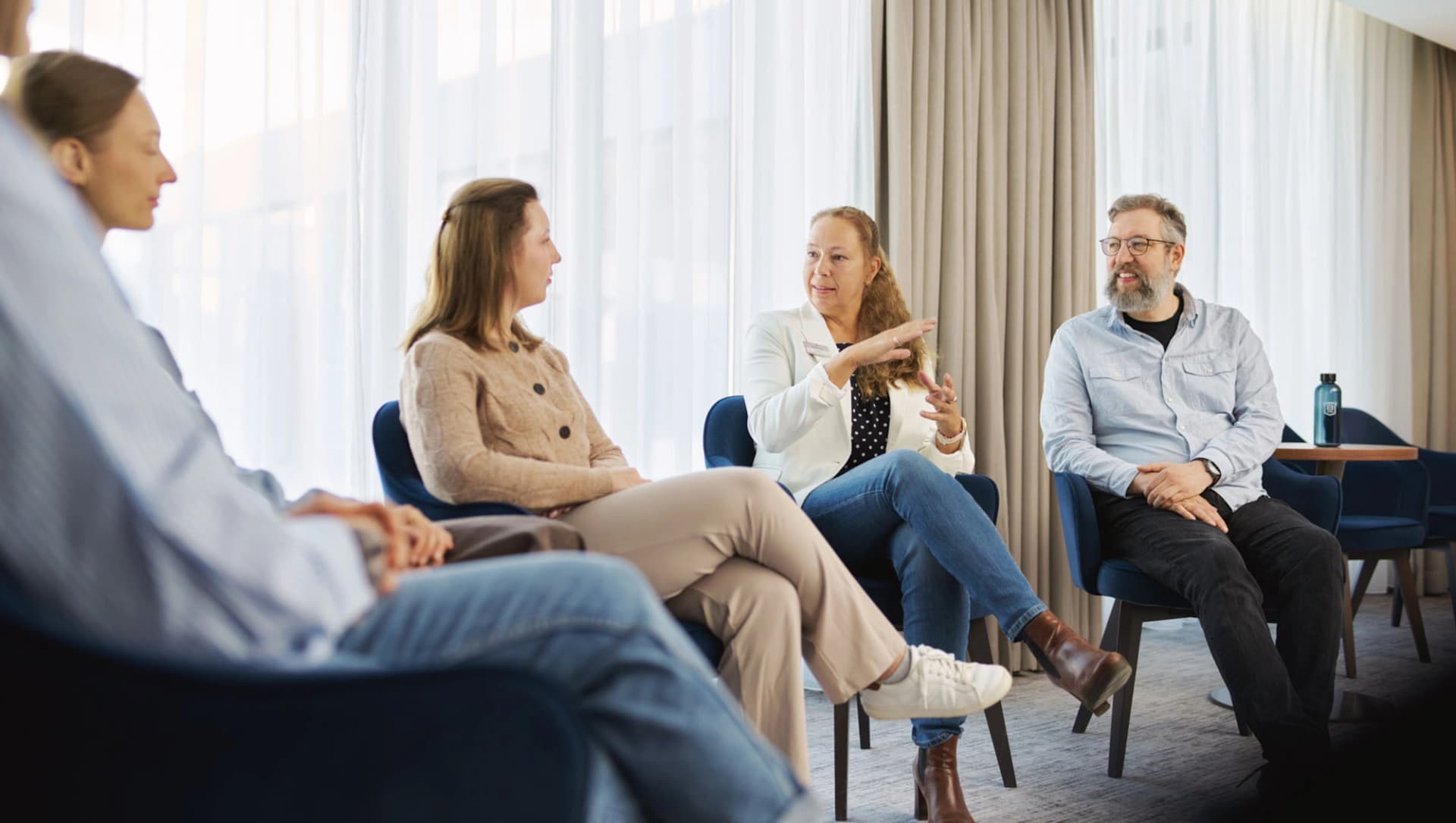 Gruppentherapie in der Blomenburg Privatklinik