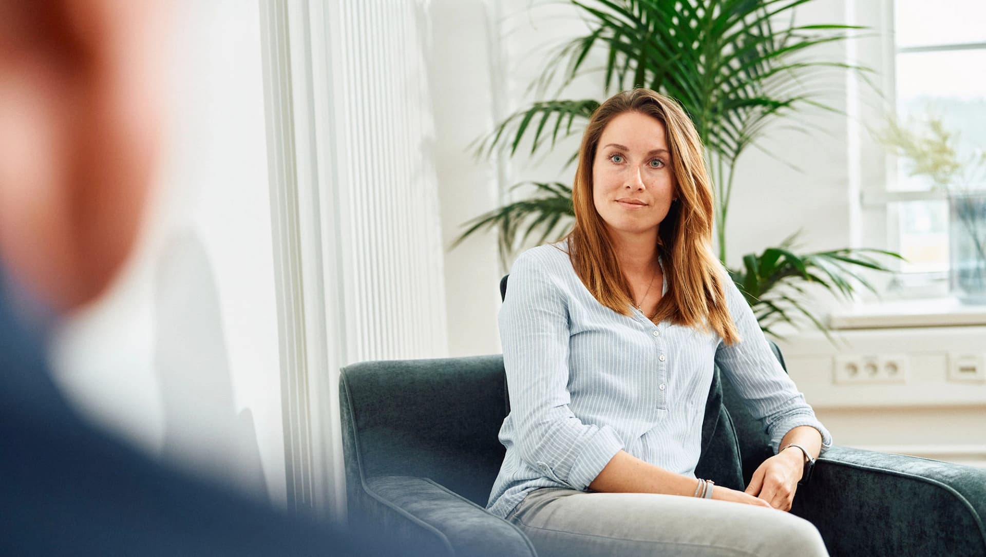 Patientin bei der Einzeltherapie