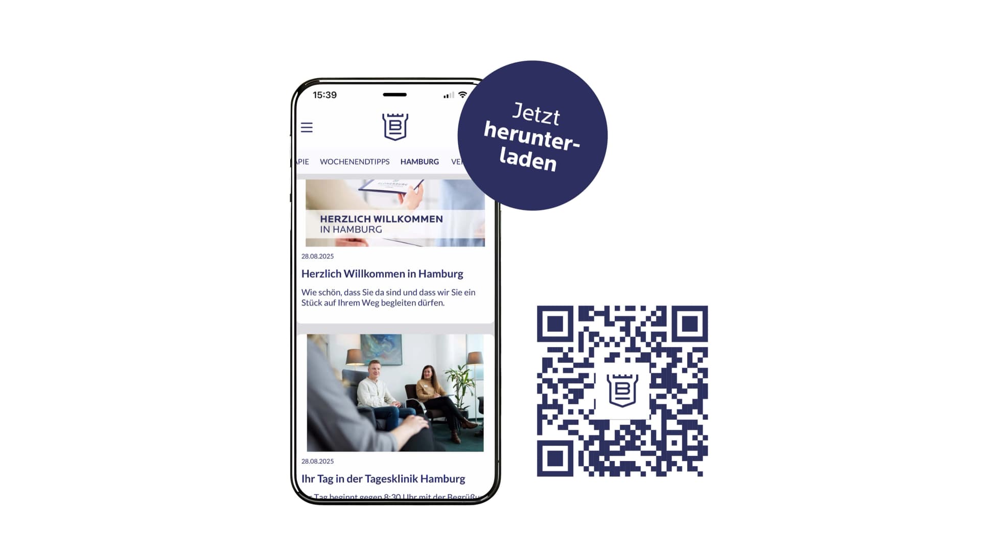 QR-Code zum Download der App