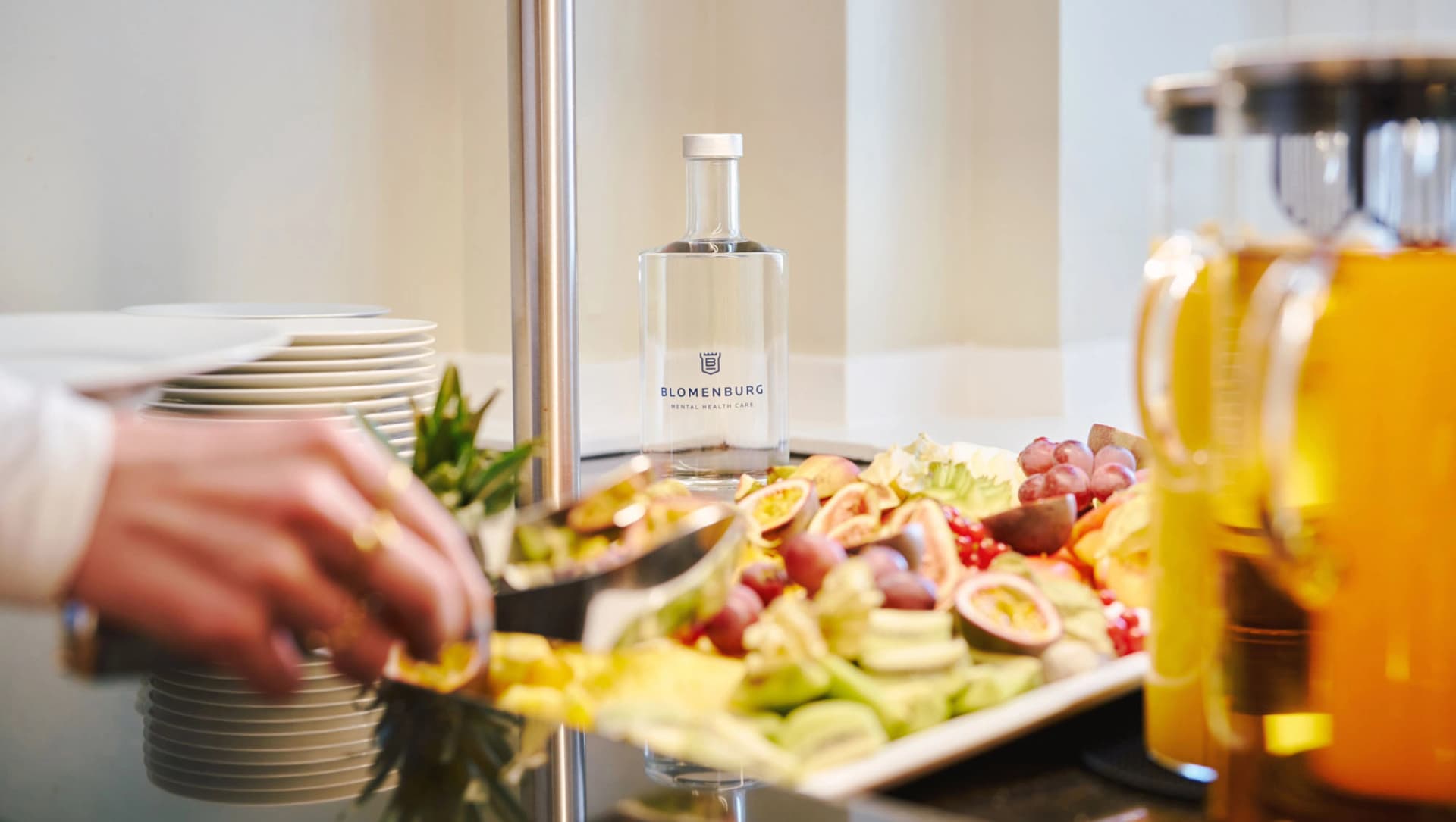Früchte und Obst am Frühstücksbuffet