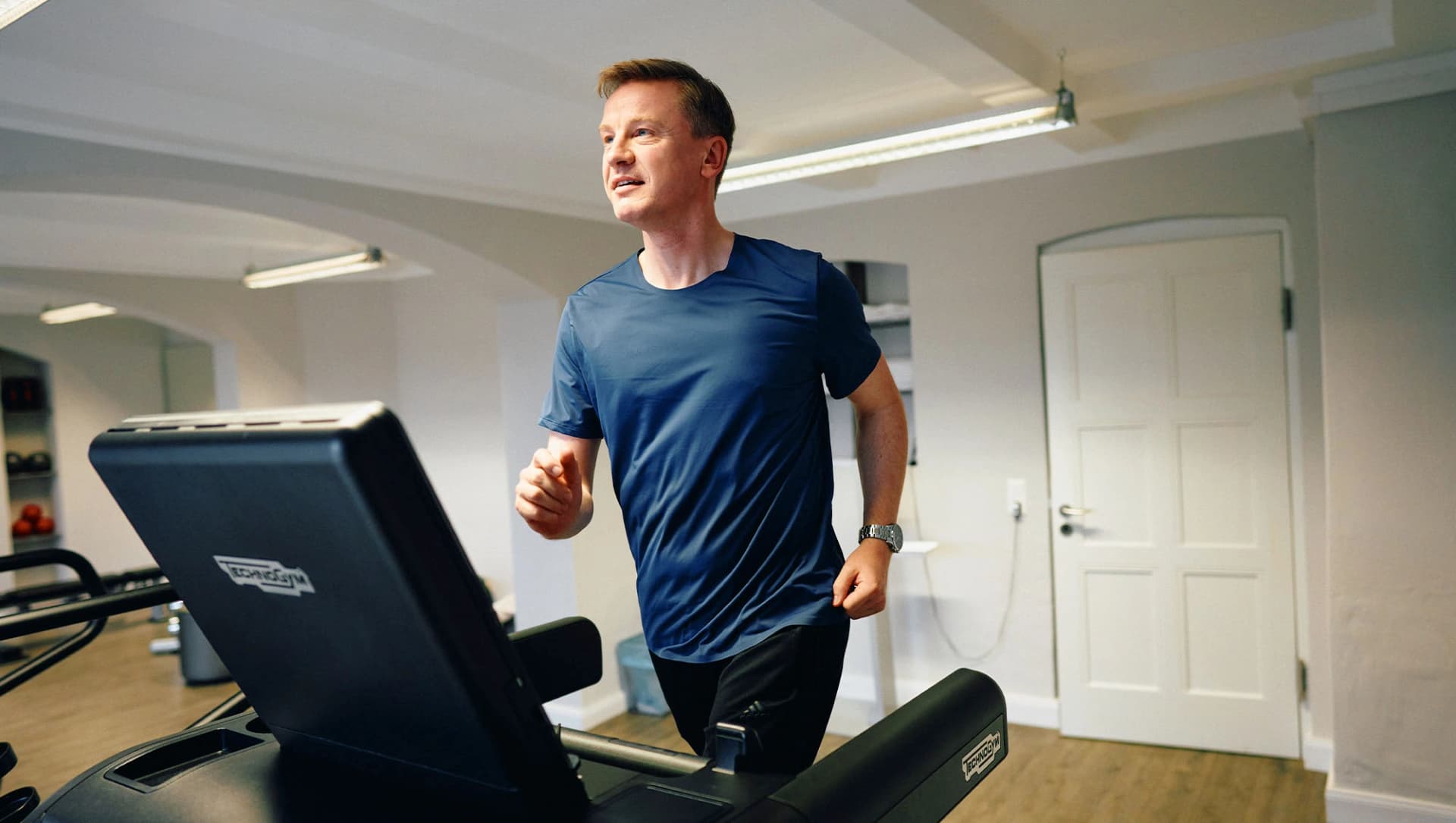 Patient auf dem Laufband